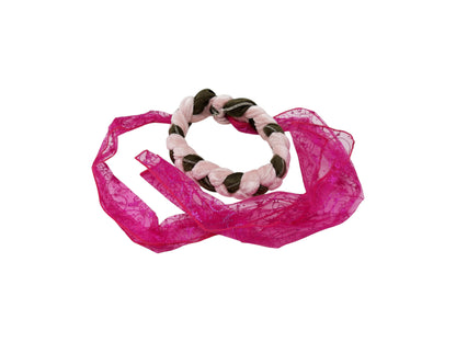 Déguisement - Couronne princesse médiévale - Rose