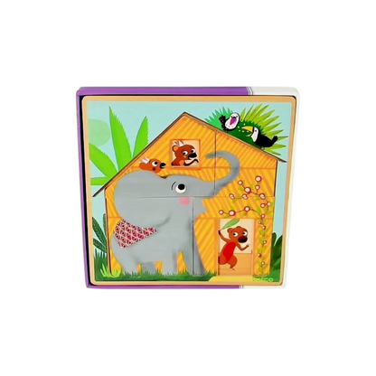 Puzzle Cabana - Puzzle en bois 3 niveaux