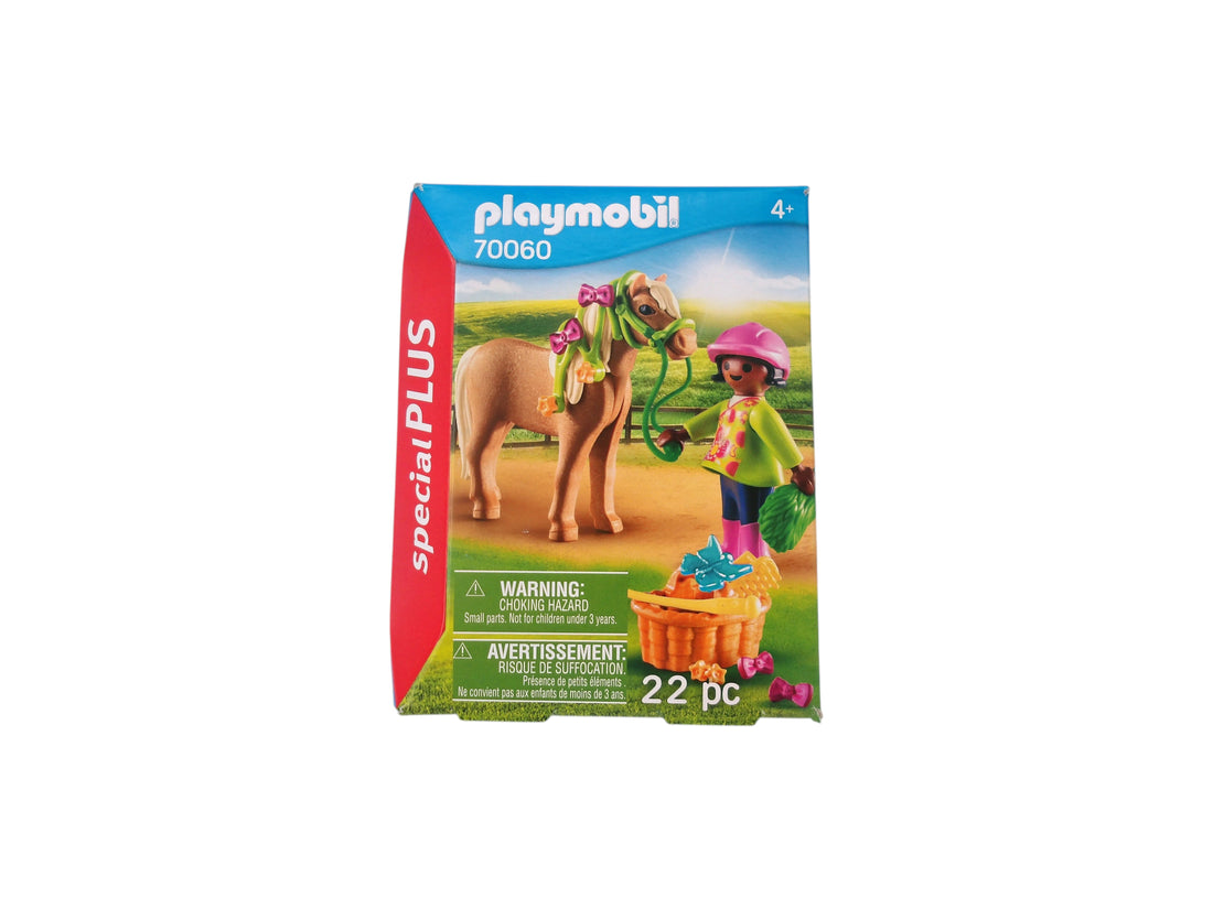 Playmobil Spécial Plus - Cavalière avec poney - Set 70060