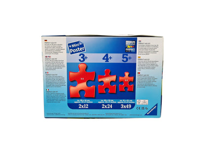 Puzzle - Animaux zoo - 2 x 12 pièces
