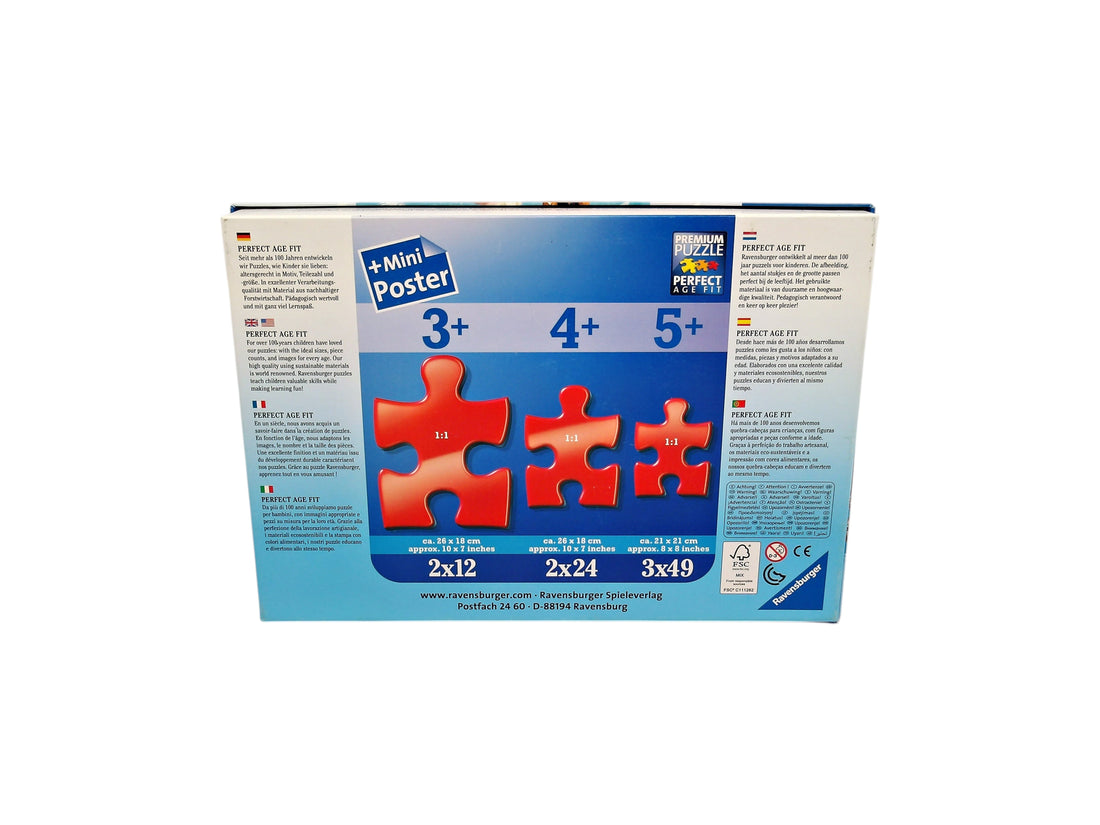 Puzzle Disney - La Reine Des Neiges - 3x49 pièces- Édition 2014