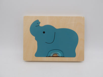 Puzzle encastrable - Eléphant 