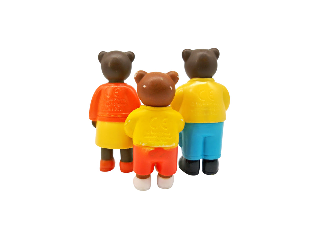 Figurines - Famille Petit Ours Brun - x3