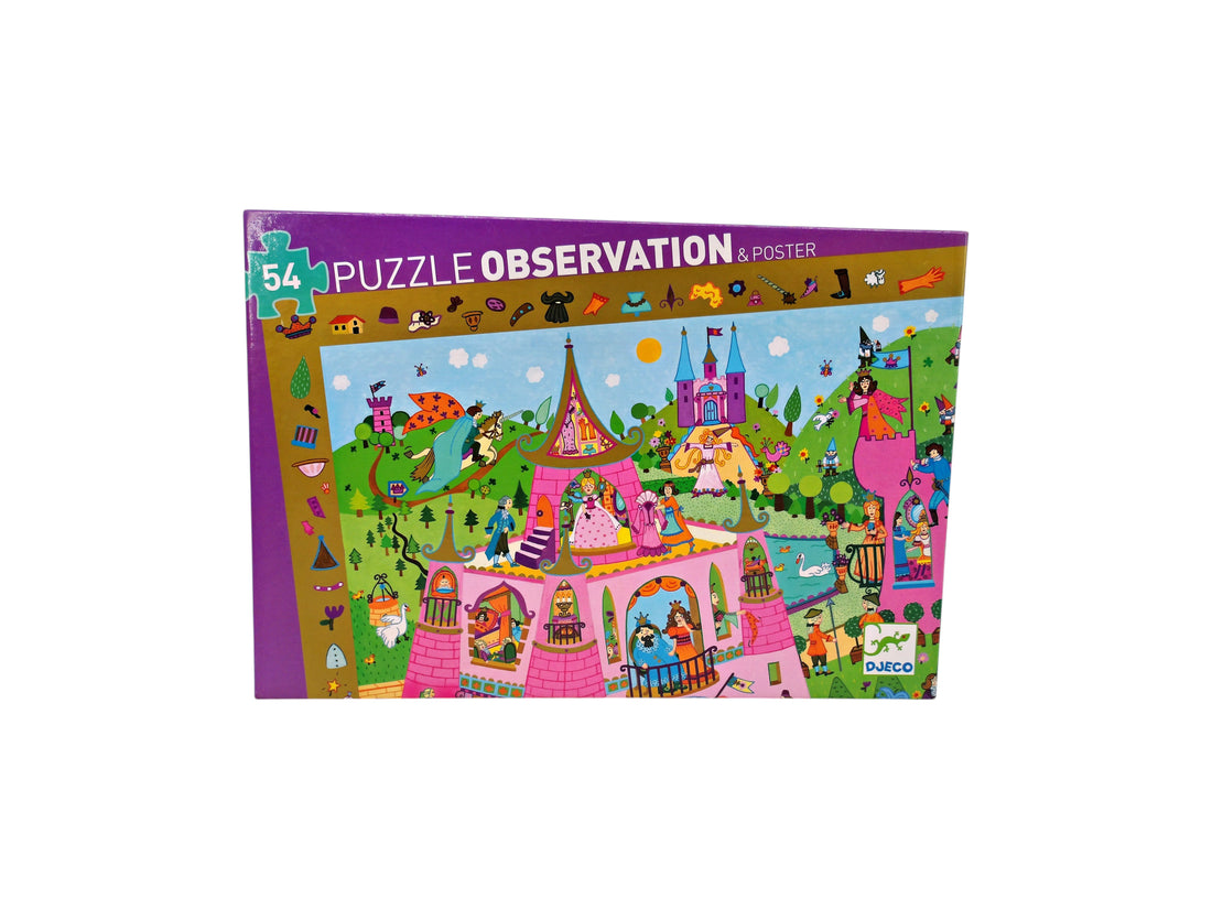 Puzzle observation - Princesses - 54 pièces