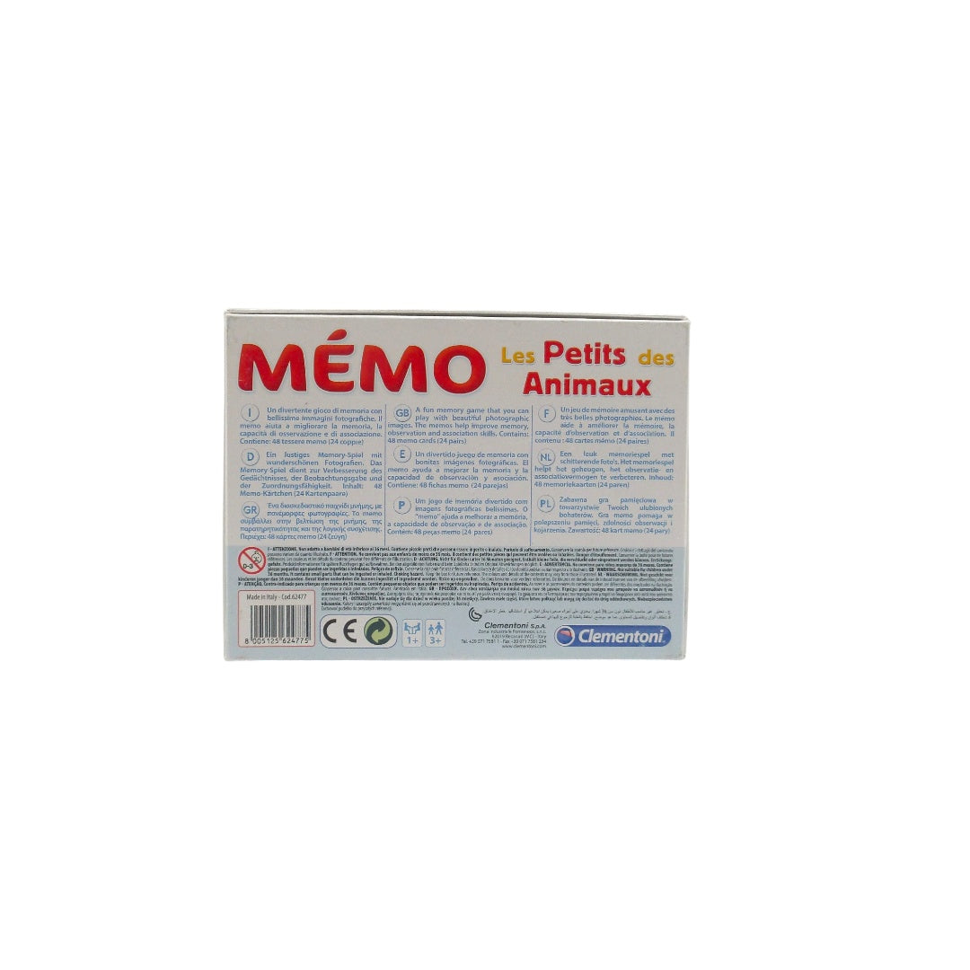Mémo  - Les petits des animaux