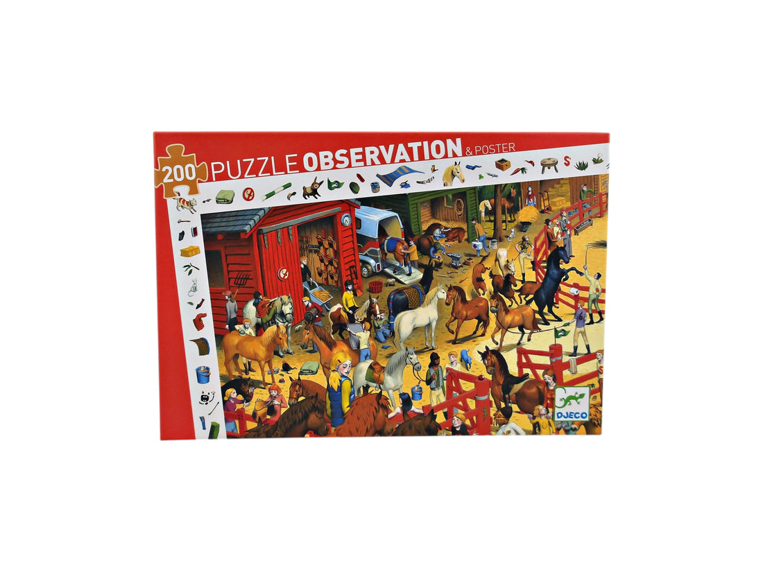 Puzzles observation - Equitation - 200 pièces
