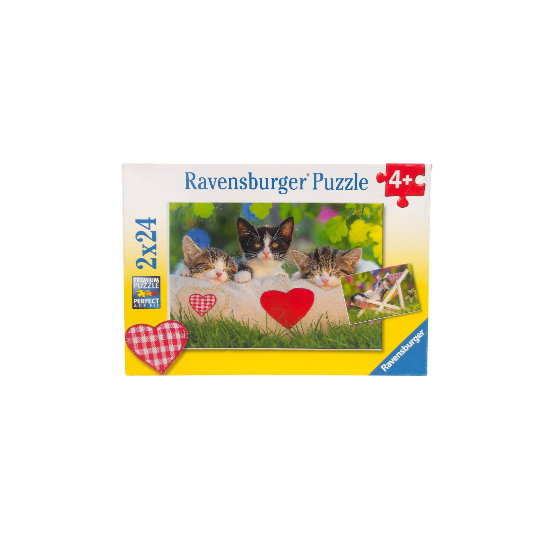 Puzzle - Chatons  - 2x24 pièces