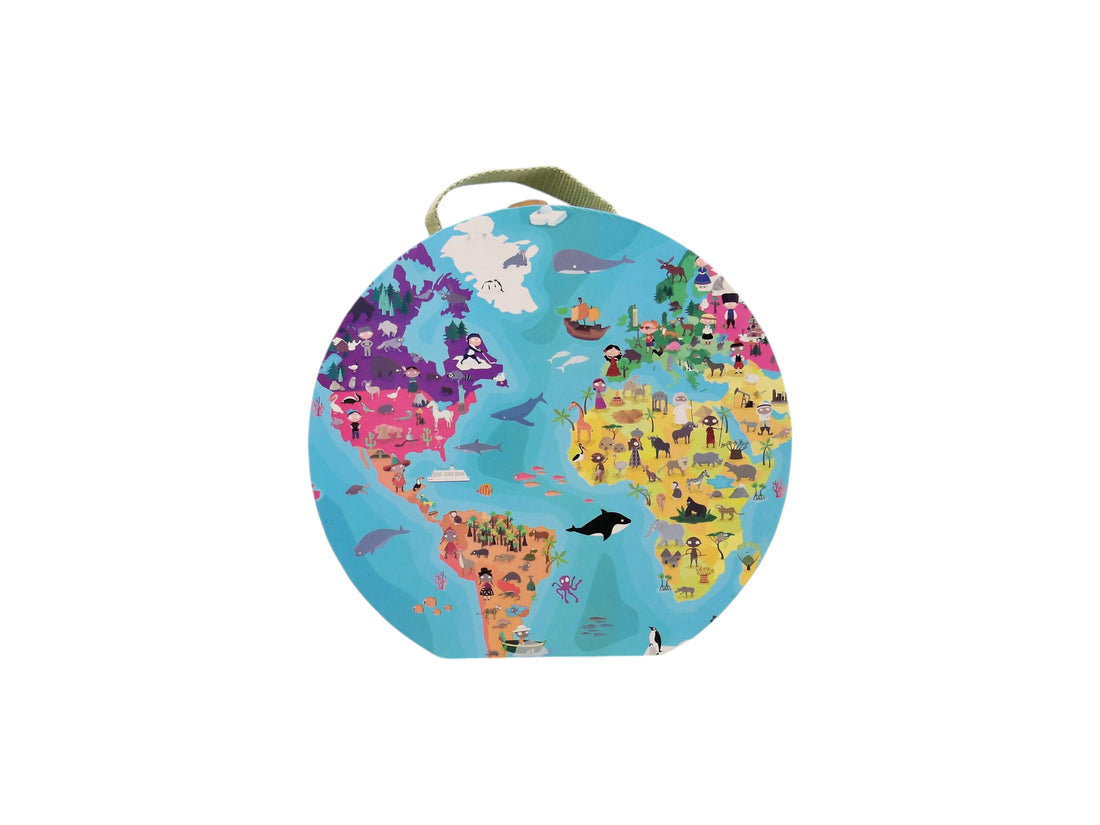 Valisette puzzle - Planète bleue - 208 pièces- Édition 2011
