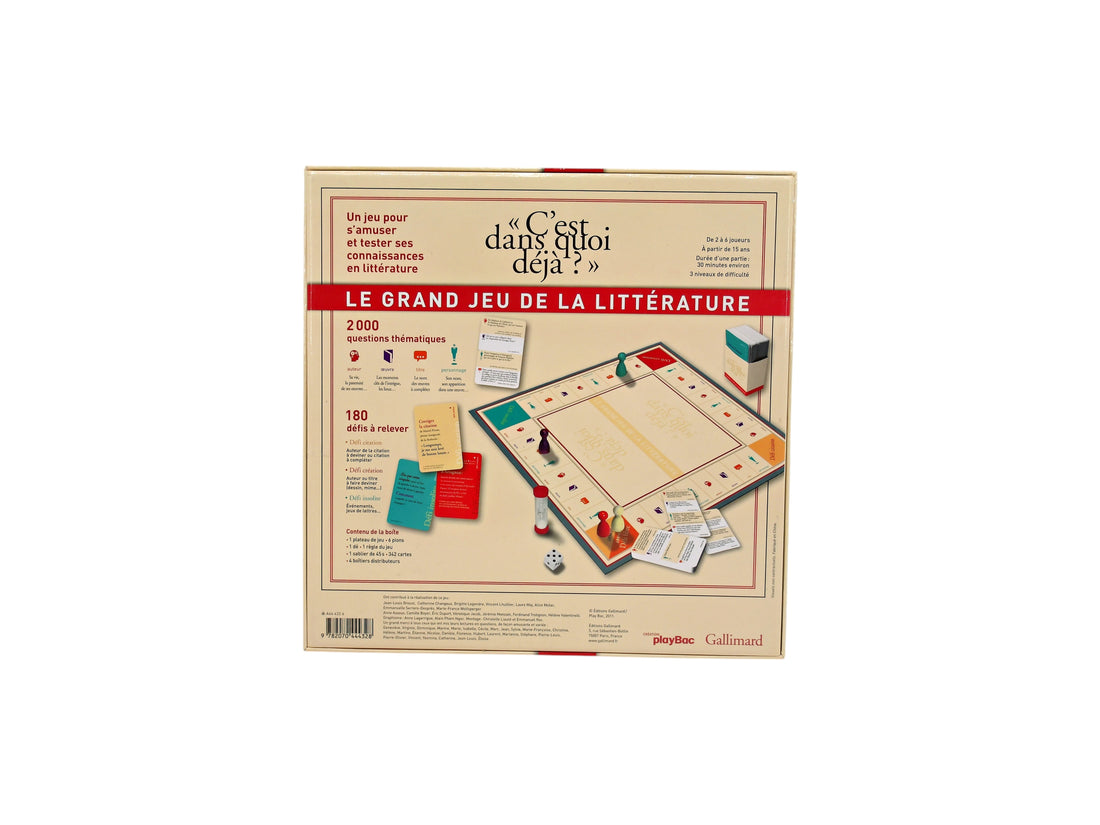 Le grand jeu de la littérature- Édition 2011