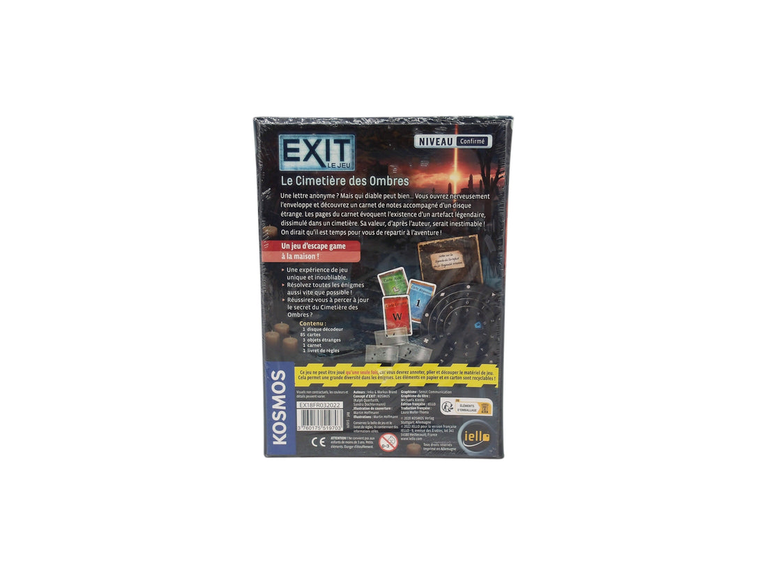 Exit le jeu - Le cimetière des Ombres- Édition 2022