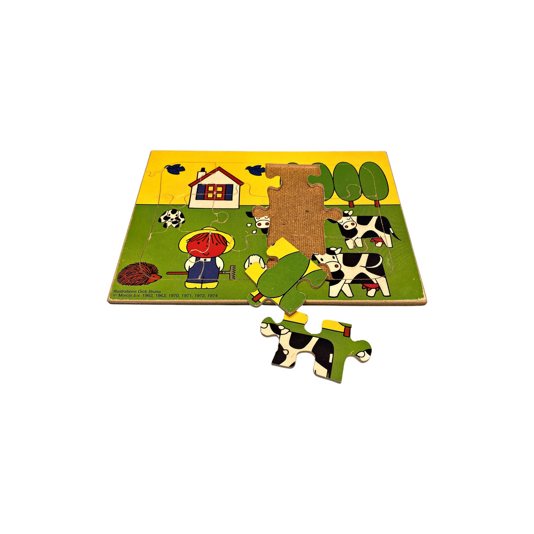 Puzzle - La ferme - Dick Bruna - 12 pièces