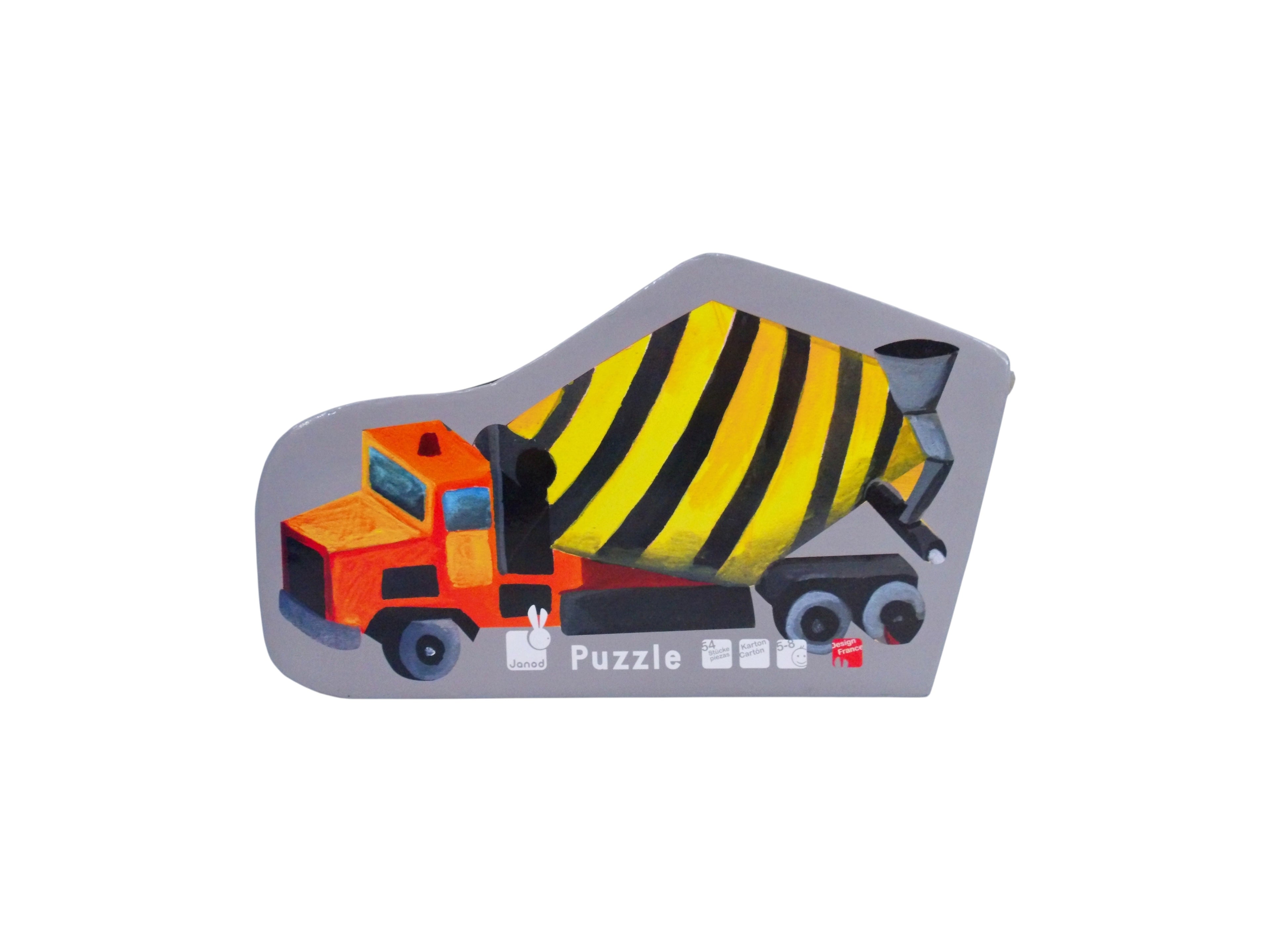 Puzzle - Camion de chantier - 54 pièces 