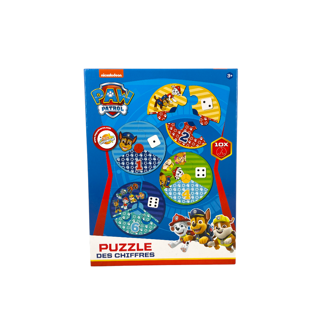 Puzzle des chiffres - Paw Patrol