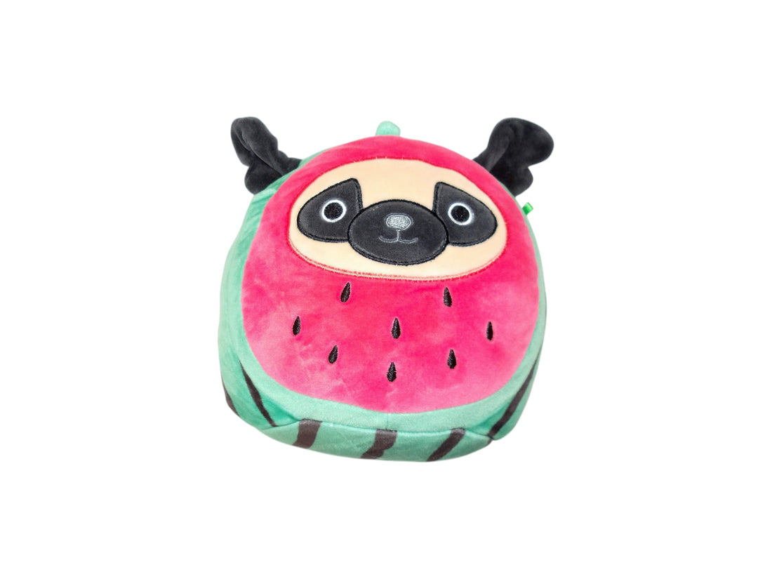 Peluche - Squishmallows - Prince le Carlin - Pastèque