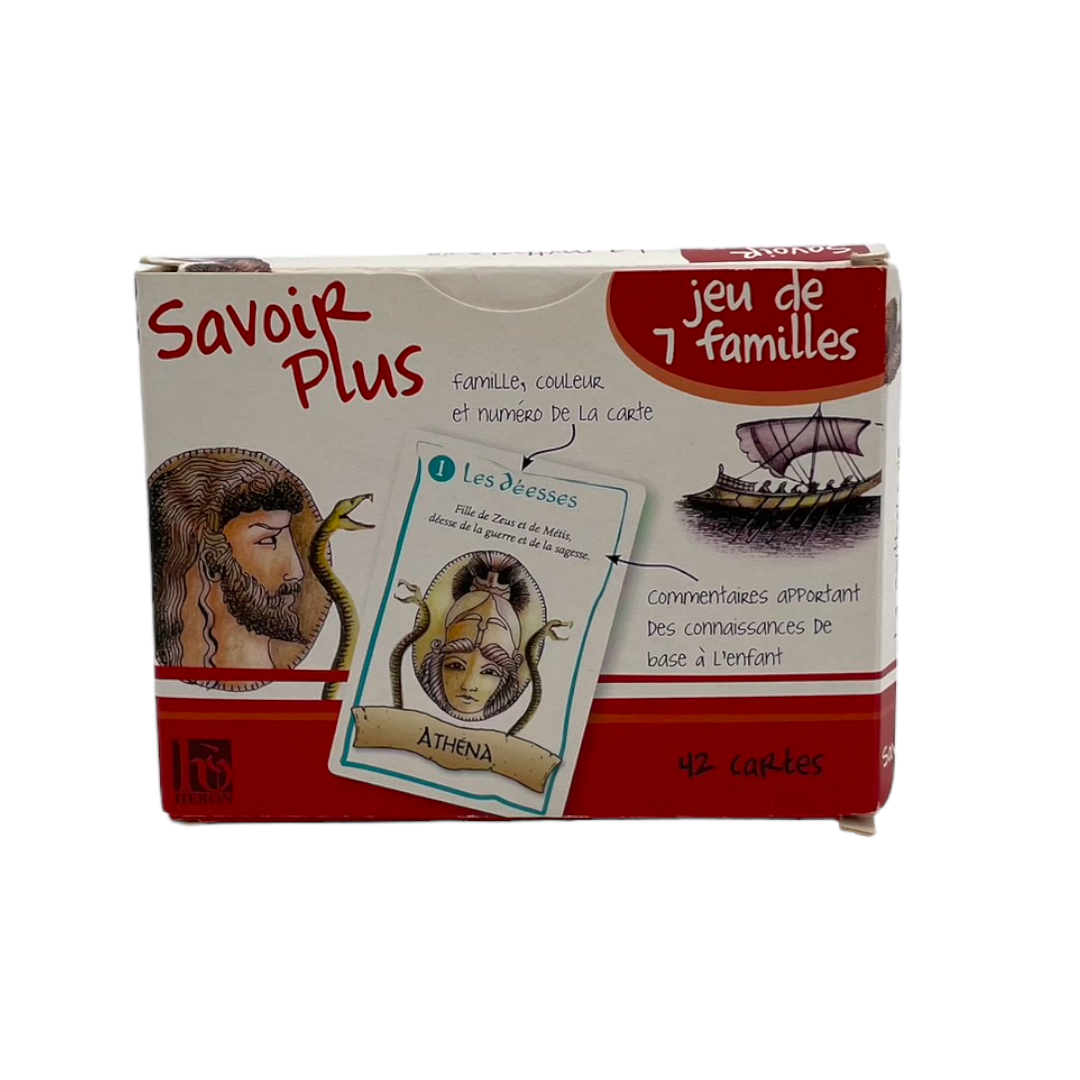 Savoir plus - La mythologie - Jeu de 7 familles