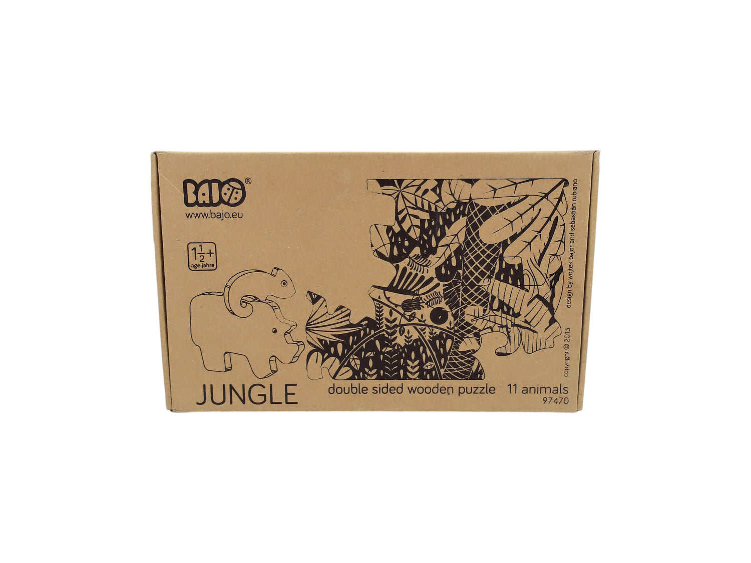 Puzzle et figurines en bois - Jungle