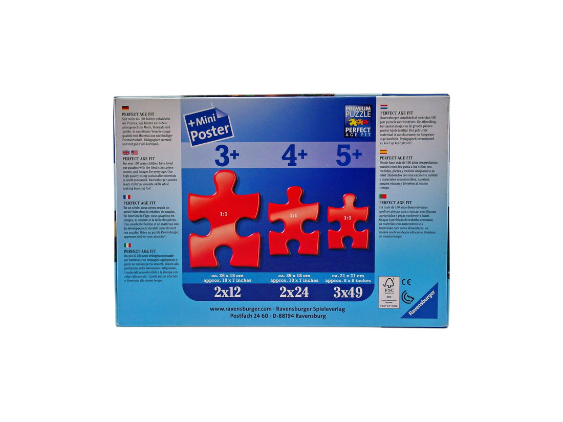 Puzzle - Masha et Michka - 2x12 pièces - Édition 2015