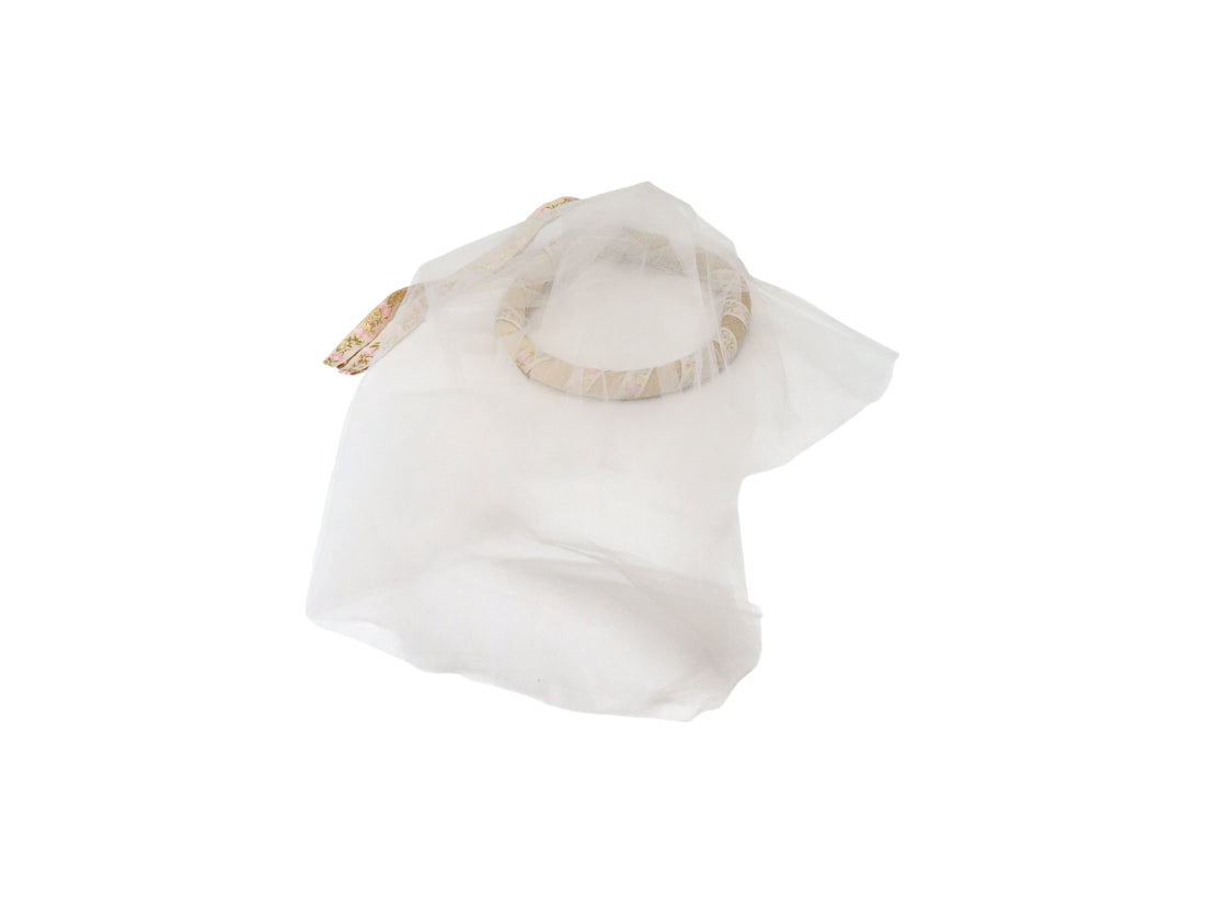 Déguisement - Coiffe médiévale Isabella - Dorée 