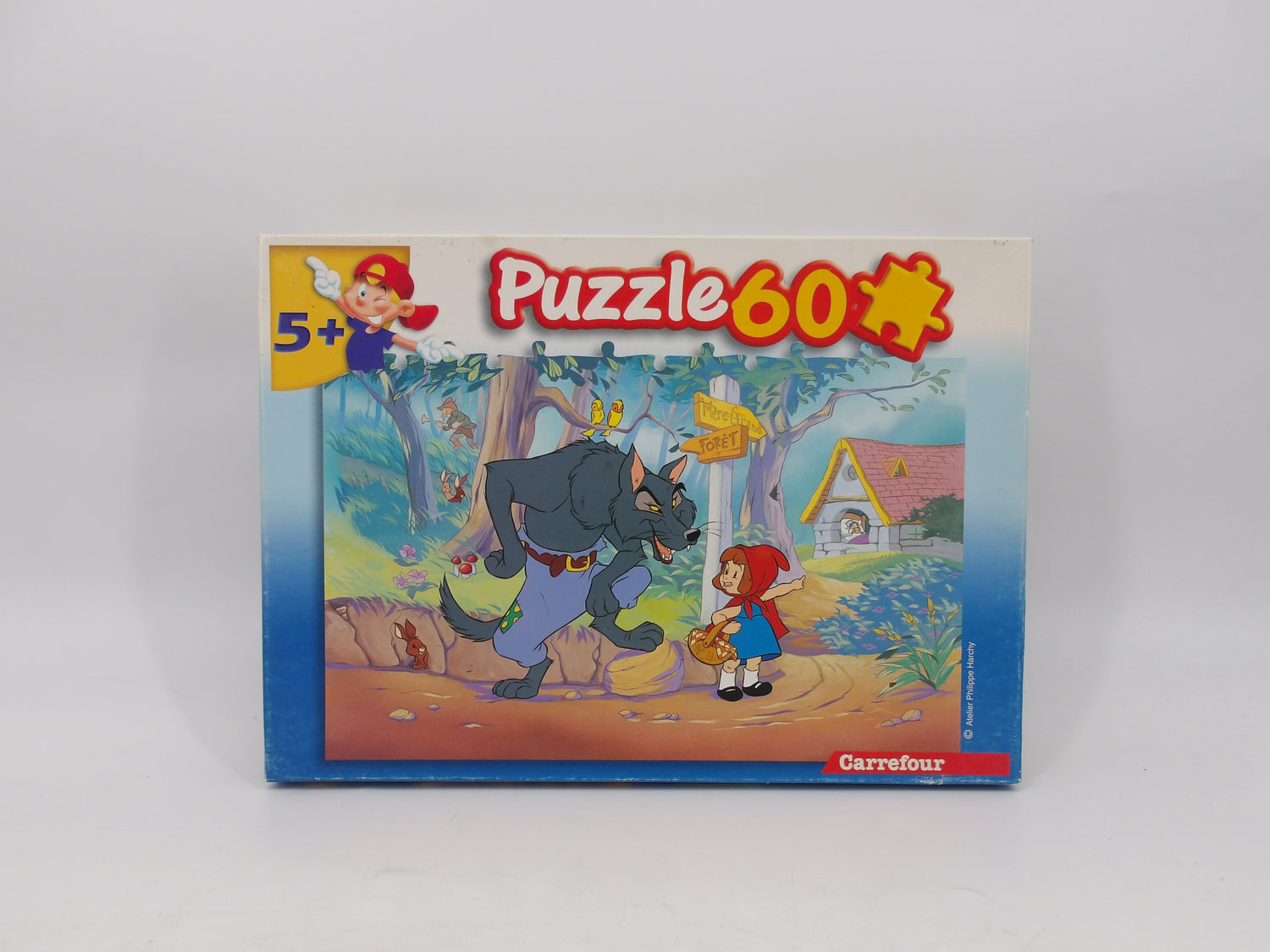 Puzzle - Chaperon rouge et le loup - 60 pièces