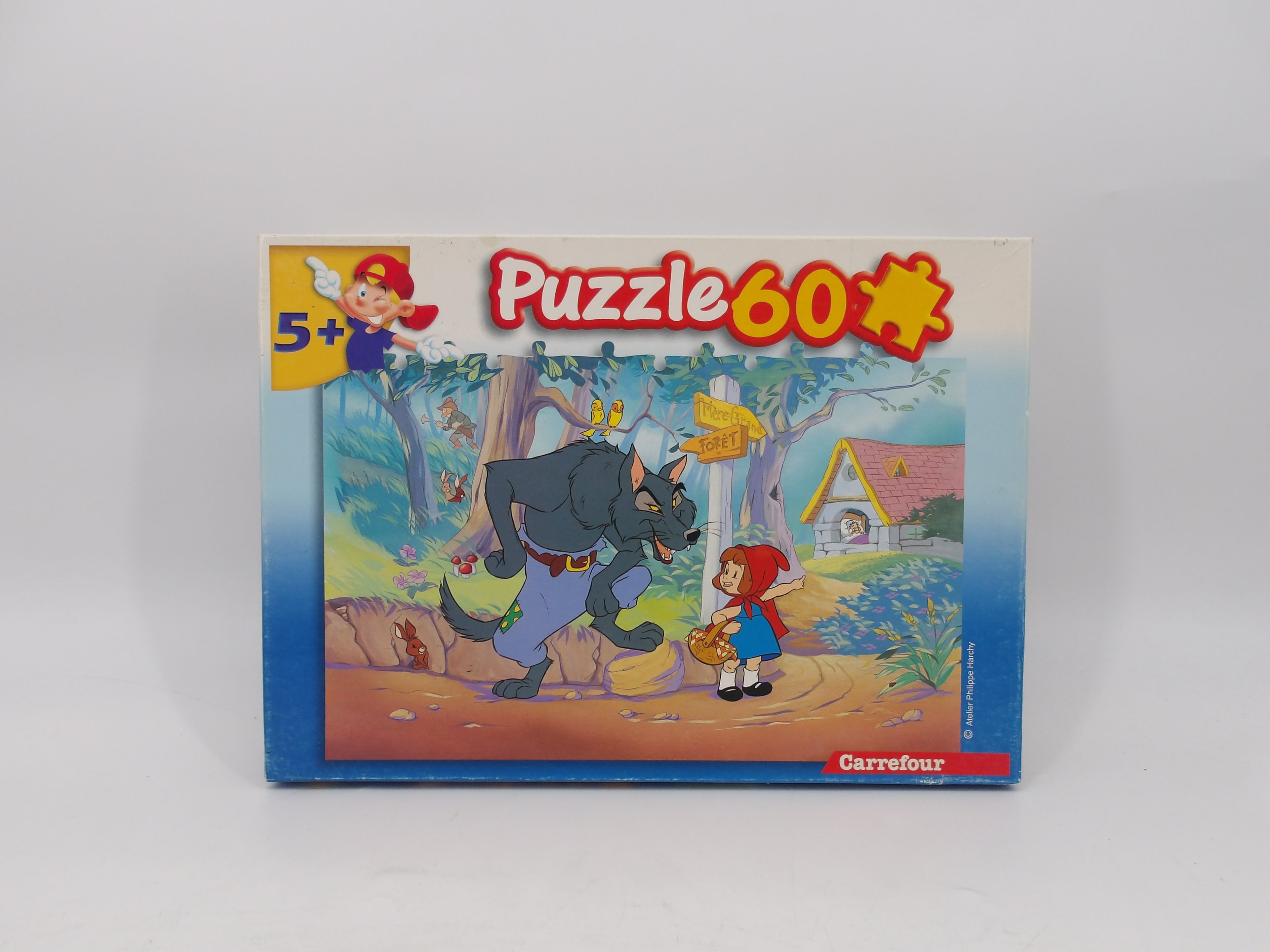 Puzzle - Chaperon rouge et le loup - 60 pièces