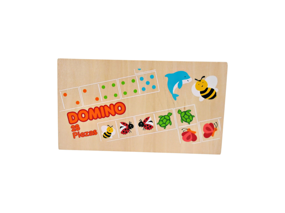 Domino double face en bois - Images