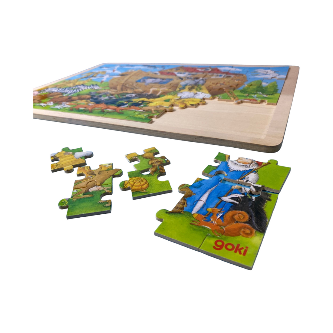 Puzzle bois - Arche de Noé - 96 pièces