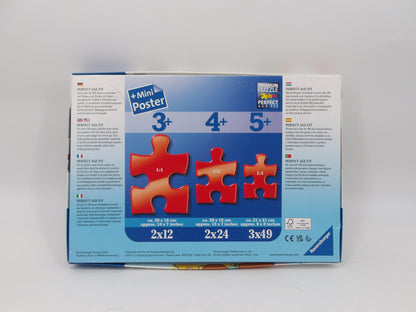 Puzzle - Belle et le Clochard - 2x24 pièces