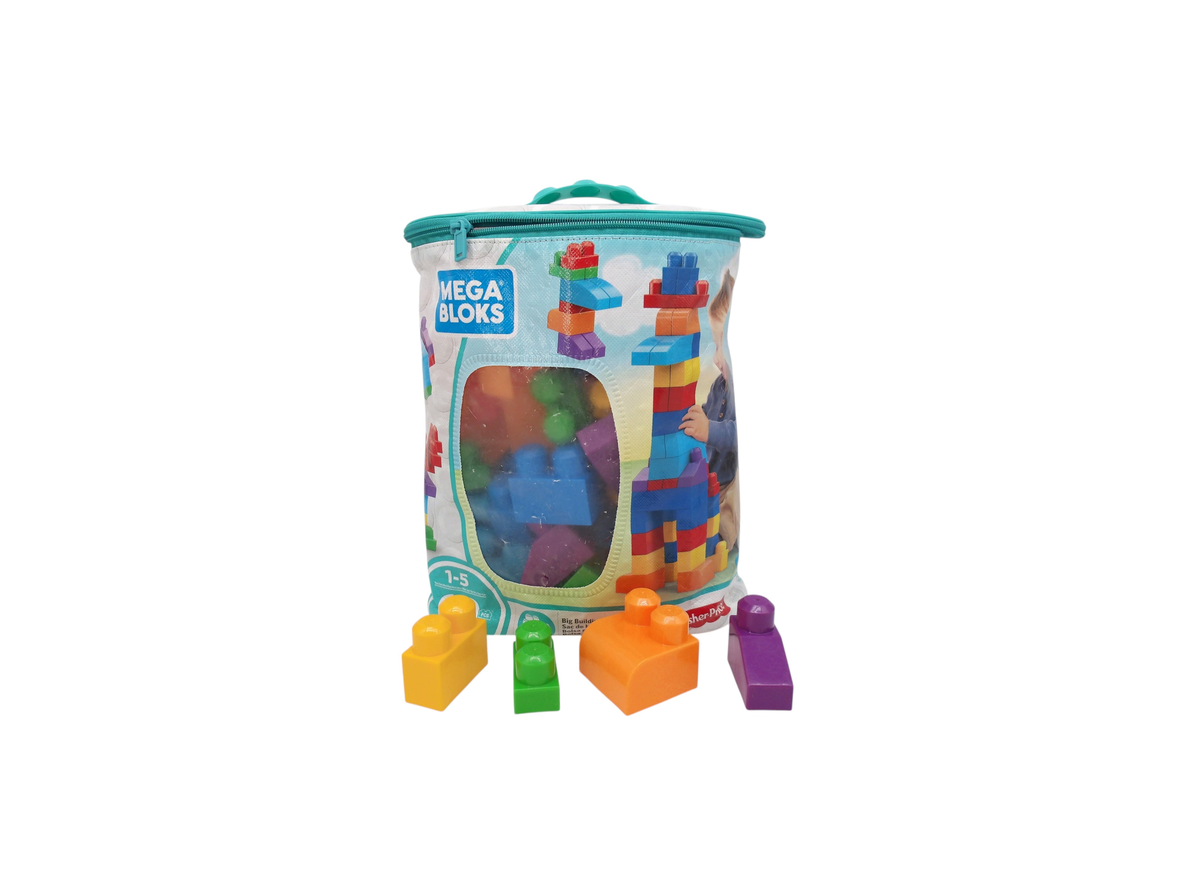 Mega Bloks - Sac Medium Classique 60 briques - Briques de construction