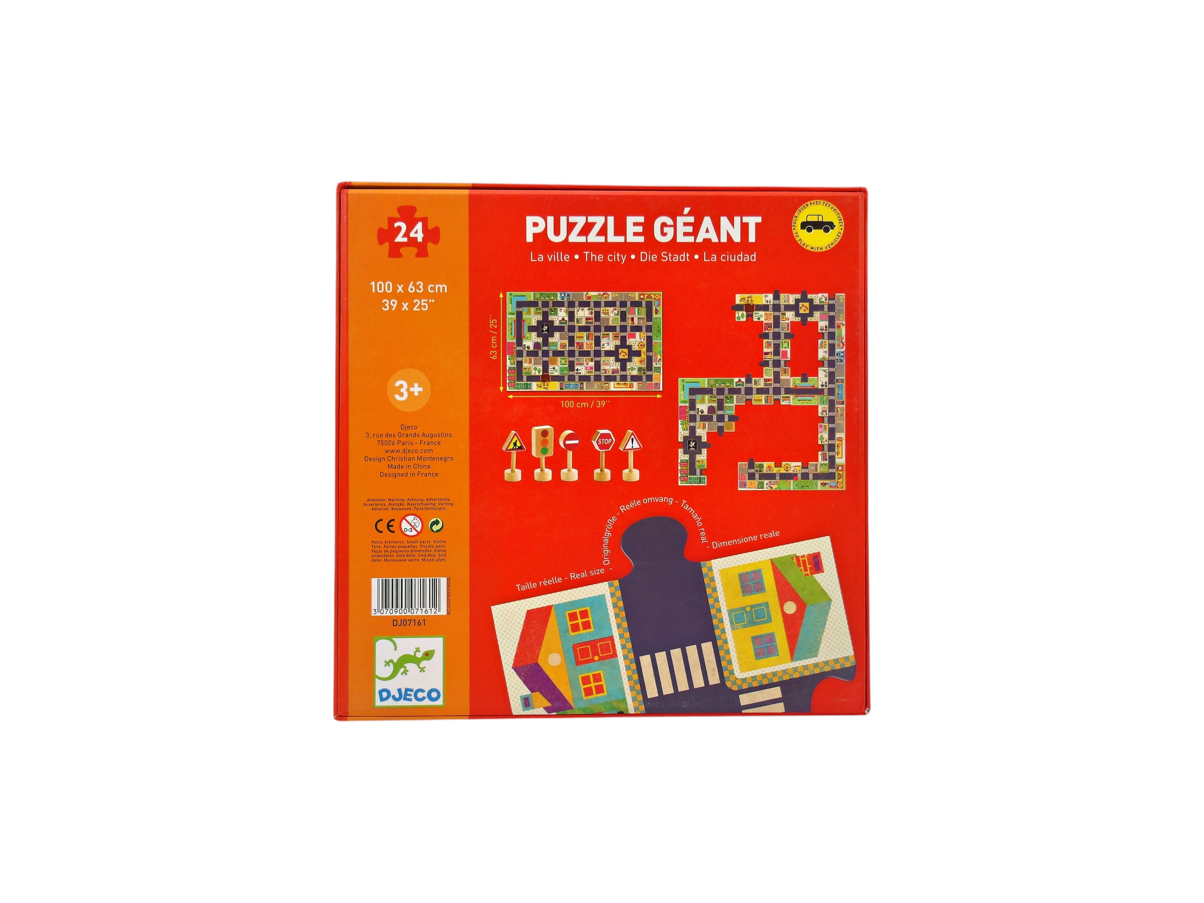 Puzzle géant - La ville -24 Pièces 