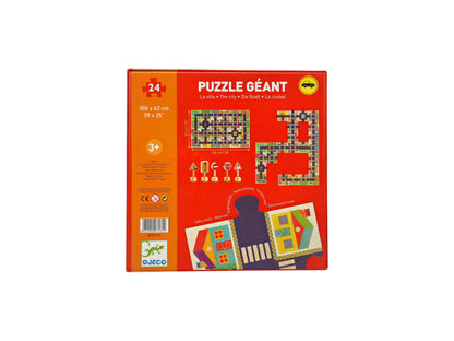 Puzzle géant - La ville -24 Pièces 