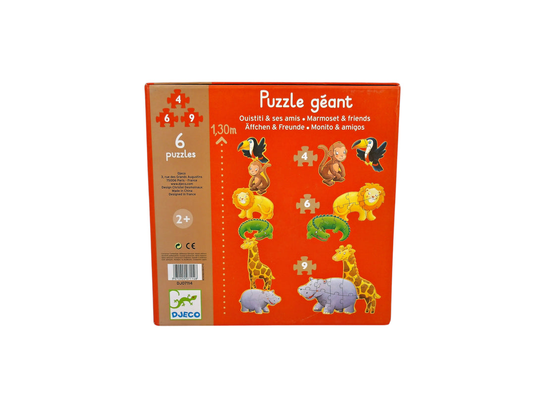 Puzzle géant Ouistiti &amp; ses amis - x 6