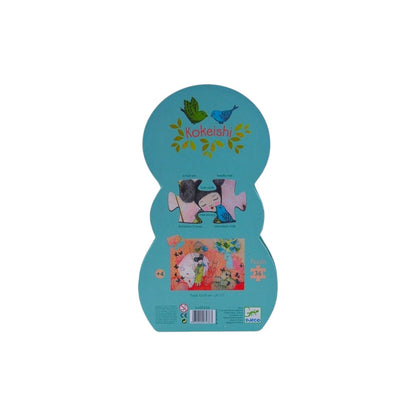 Puzzle silhouette - Kokeishi - 36 pièces