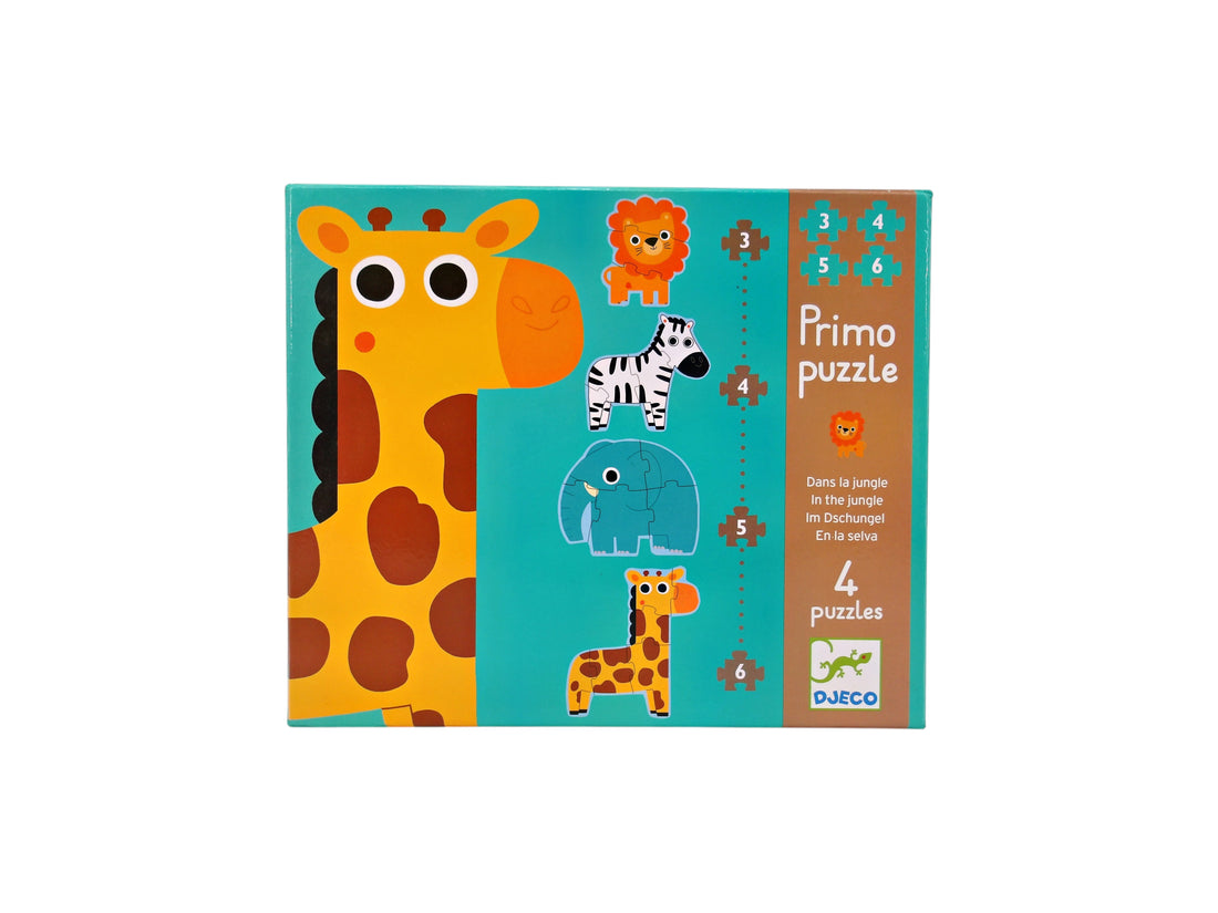 Puzzle primo - Dans la jungle x 4
