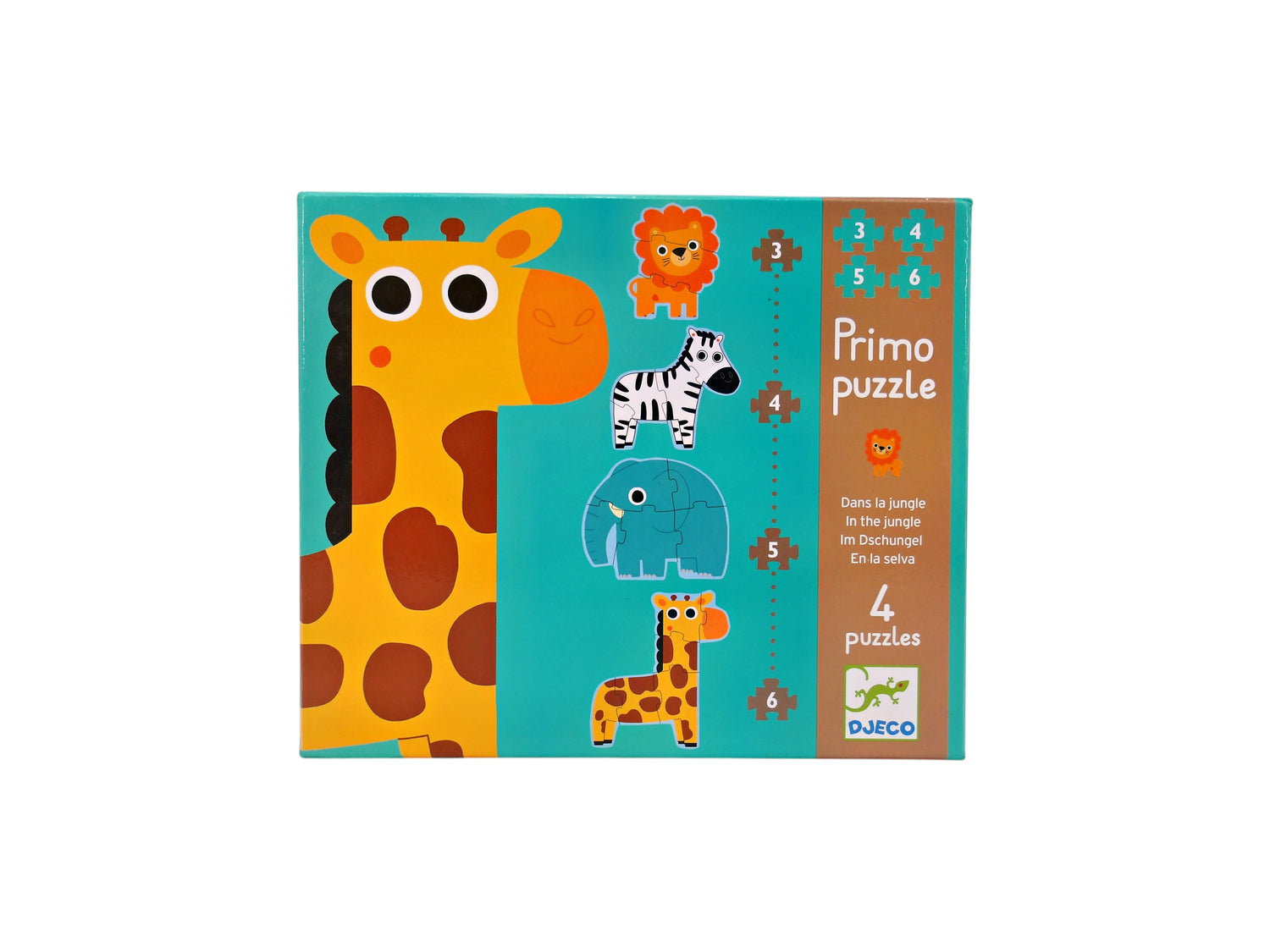 Puzzle primo - Dans la jungle x 4