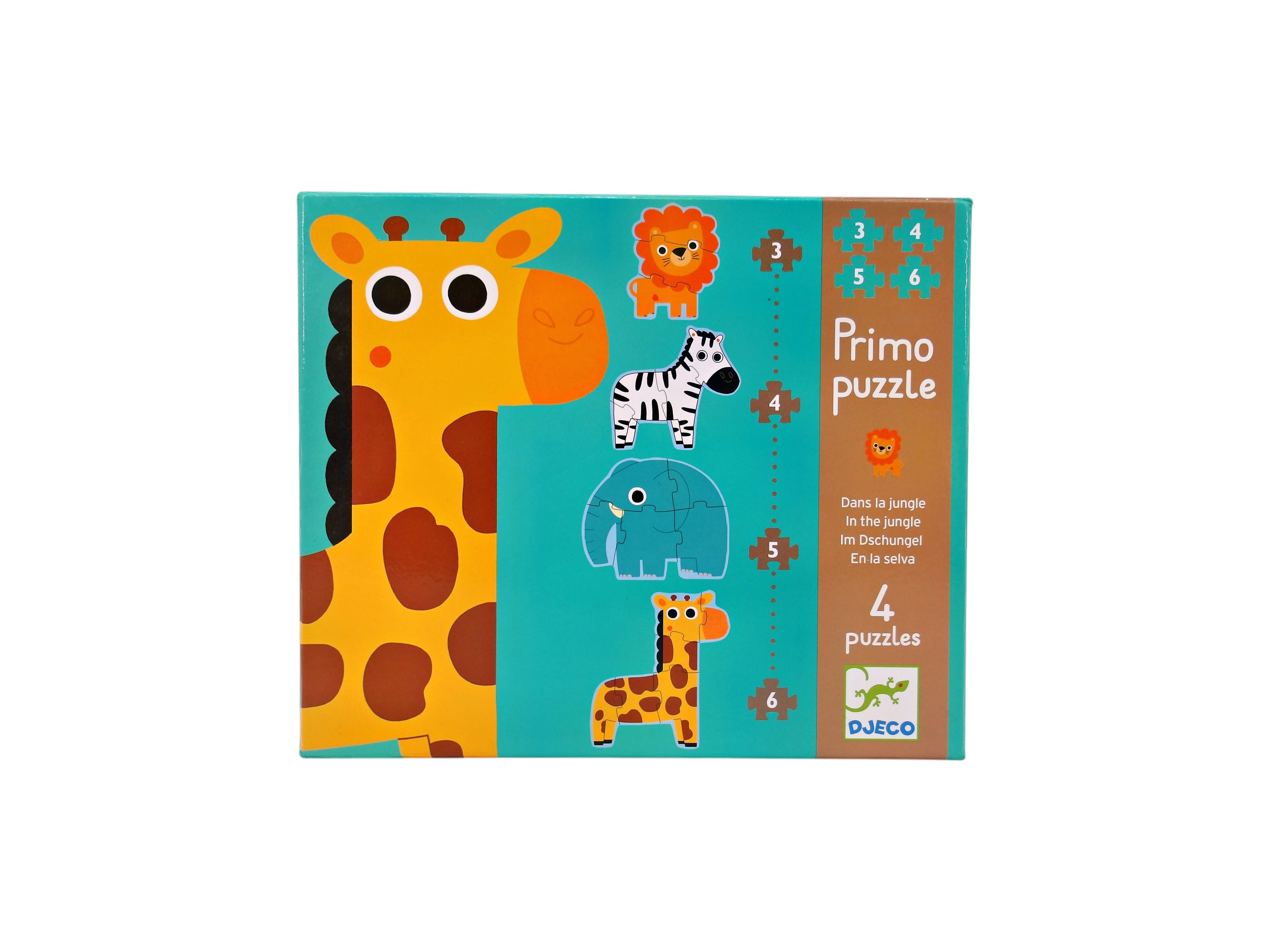 Puzzle primo - Dans la jungle x 4