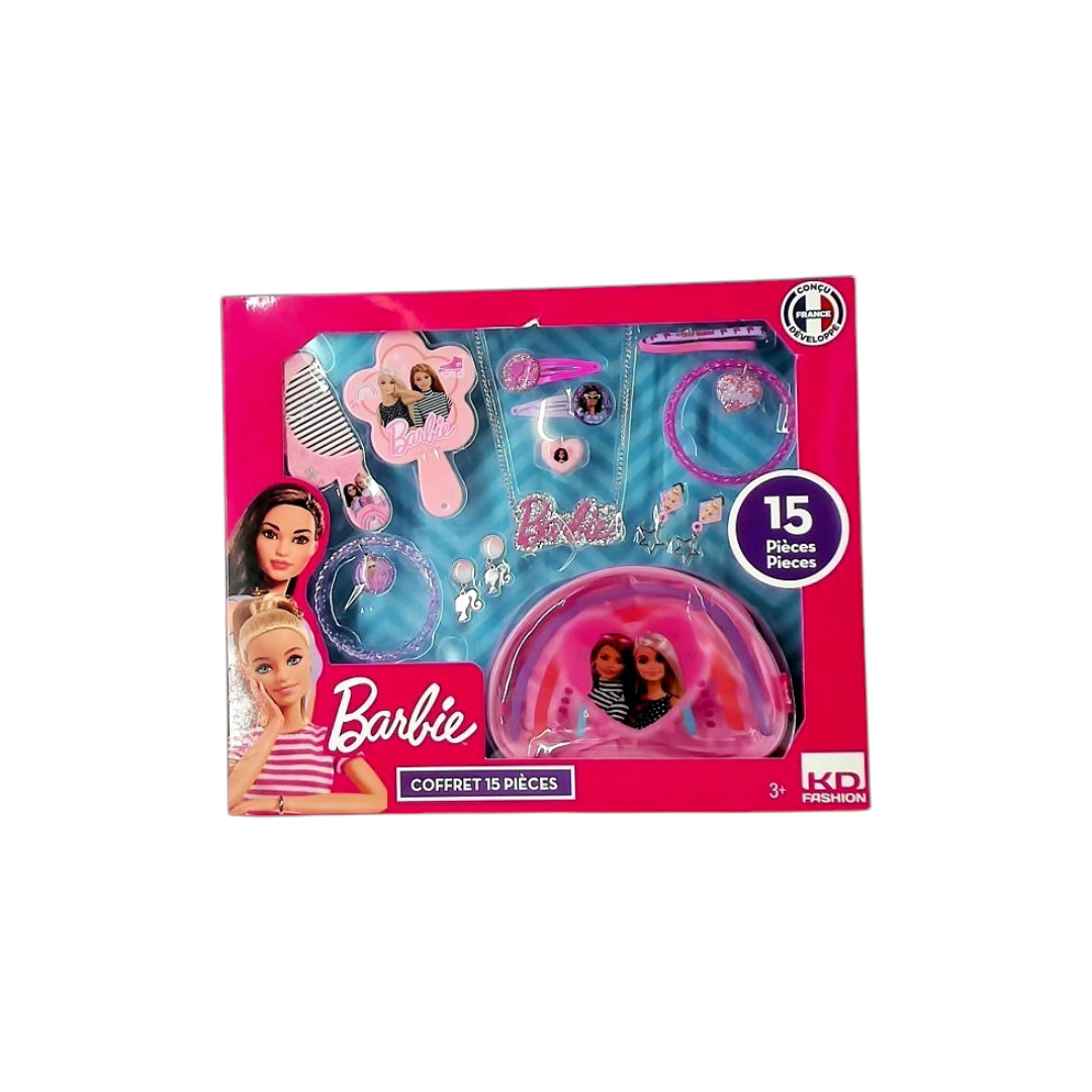 Coffret bijoux et accessoires 15 pièces Barbie