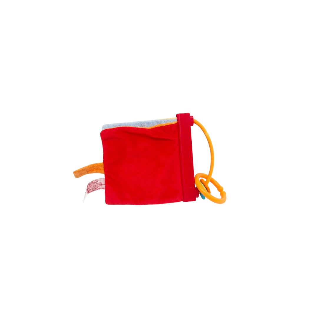 Livre sensoriel tissu - Orange