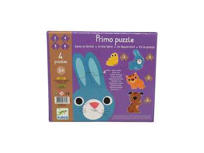 Primo Puzzle - A la ferme - 18 pièces