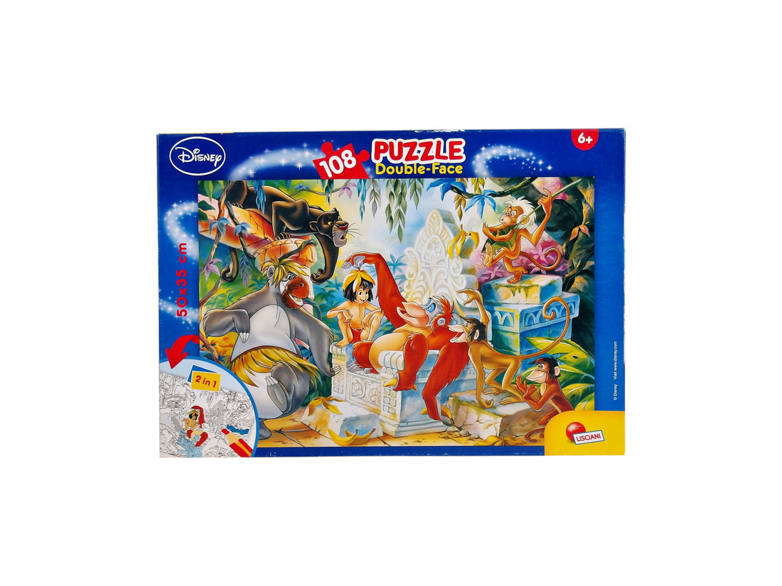Puzzle double-face - Livre de la Jungle - 108 pièces