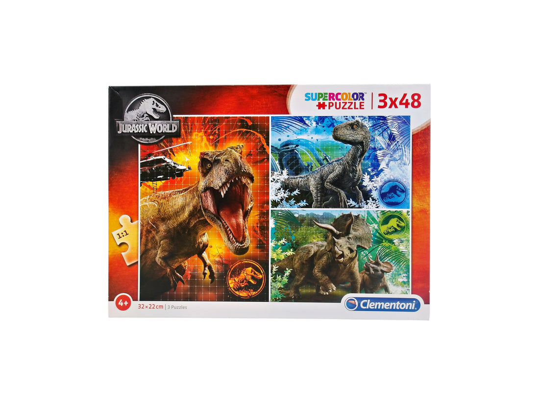 Puzzle - Jurassic World - 3x48 pièces