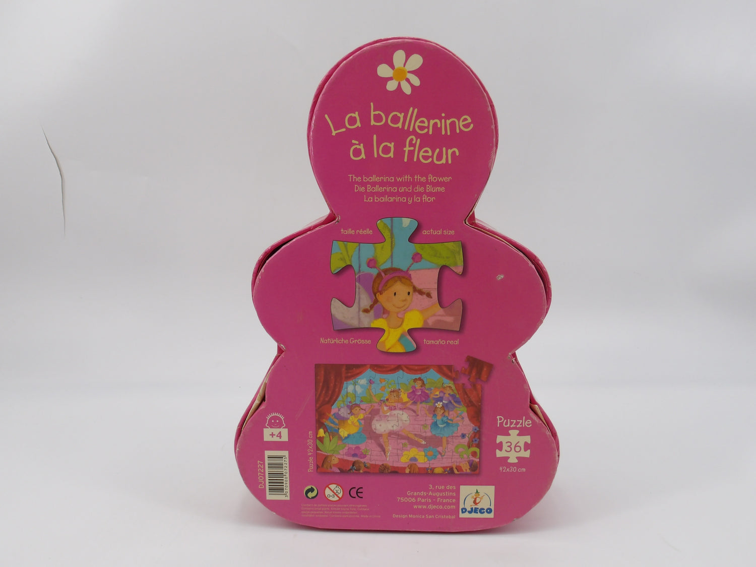 Puzzle - La ballerine à la fleur - 36 pièces