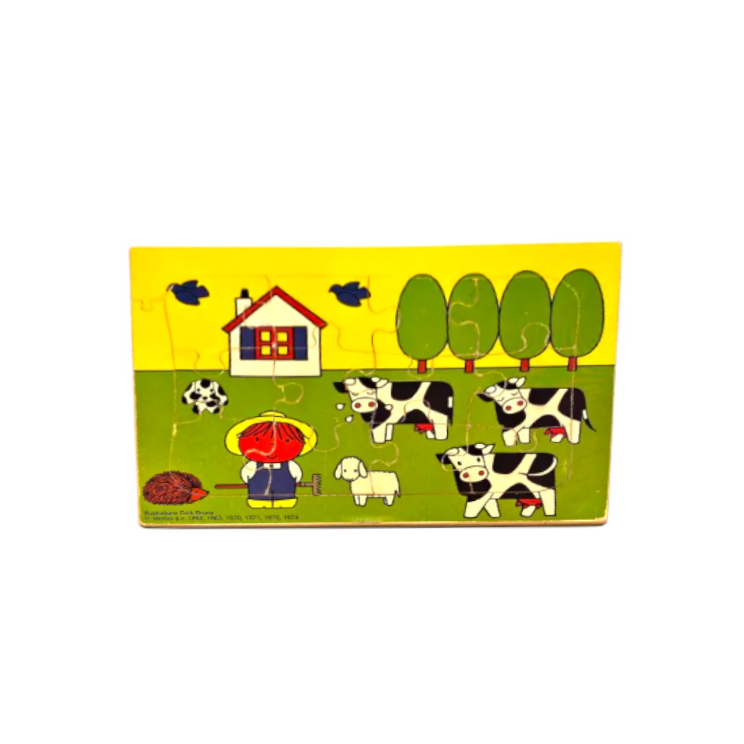 Puzzle - La ferme - Dick Bruna - 12 pièces