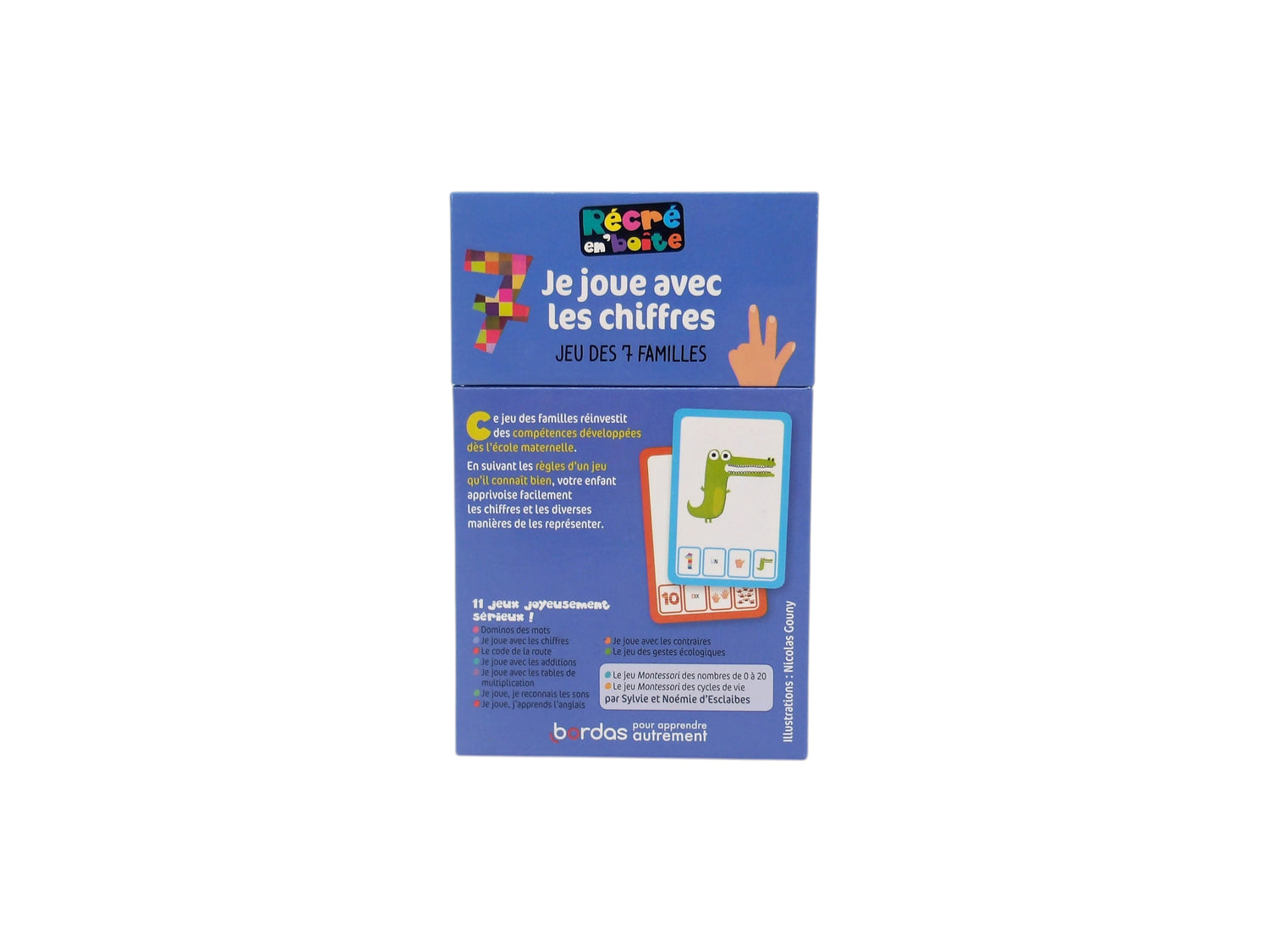 Je joue avec les chiffres - Jeu des 7 familles- Édition 2016