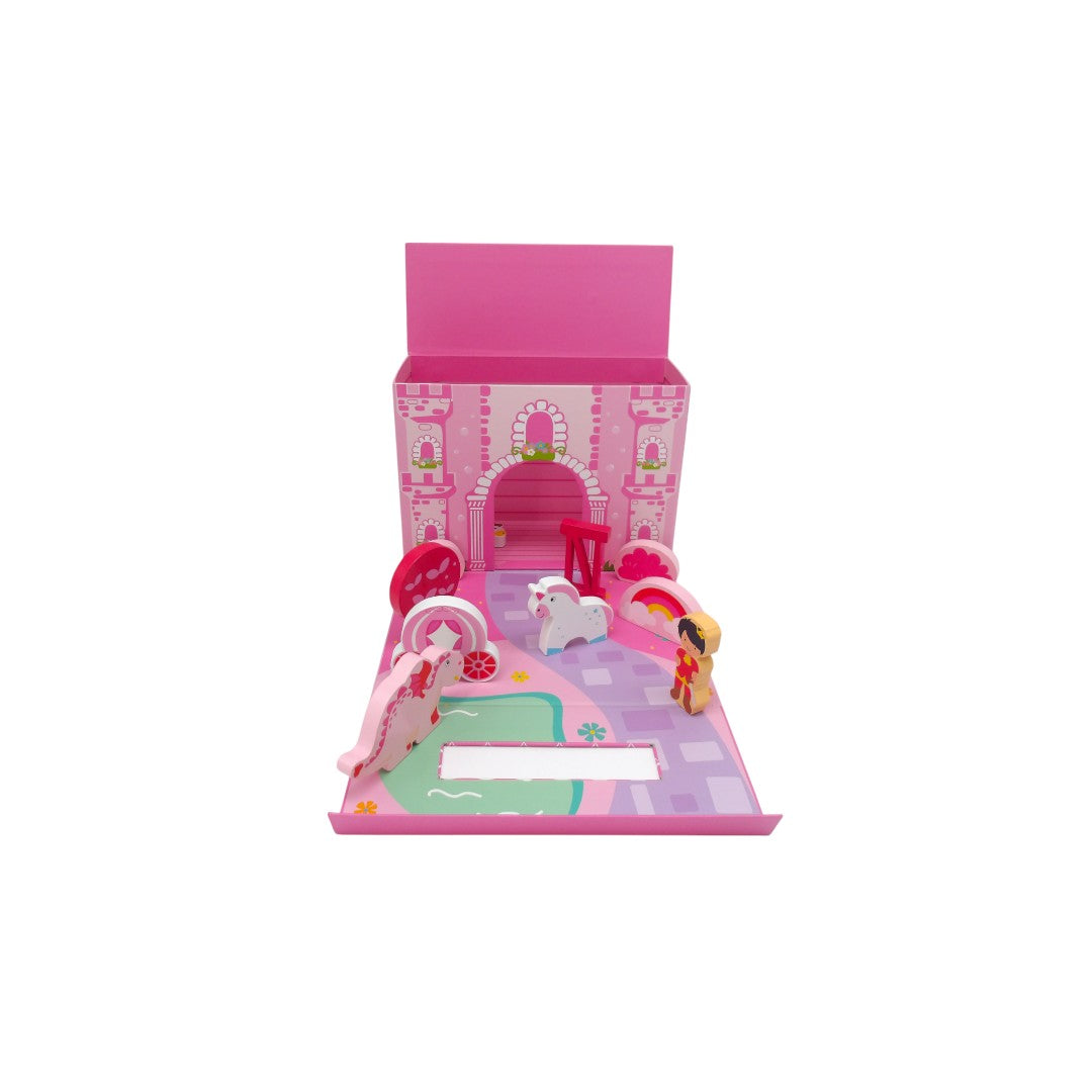 Le château merveilleux - accessoires en bois