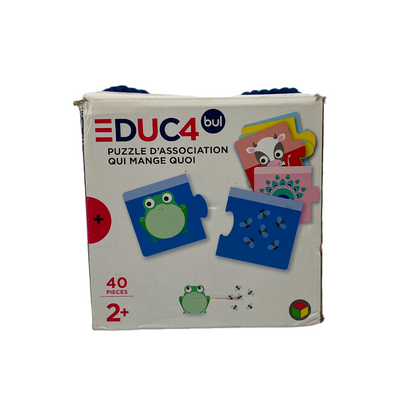 Educa puzzle - Qui mange quoi ?