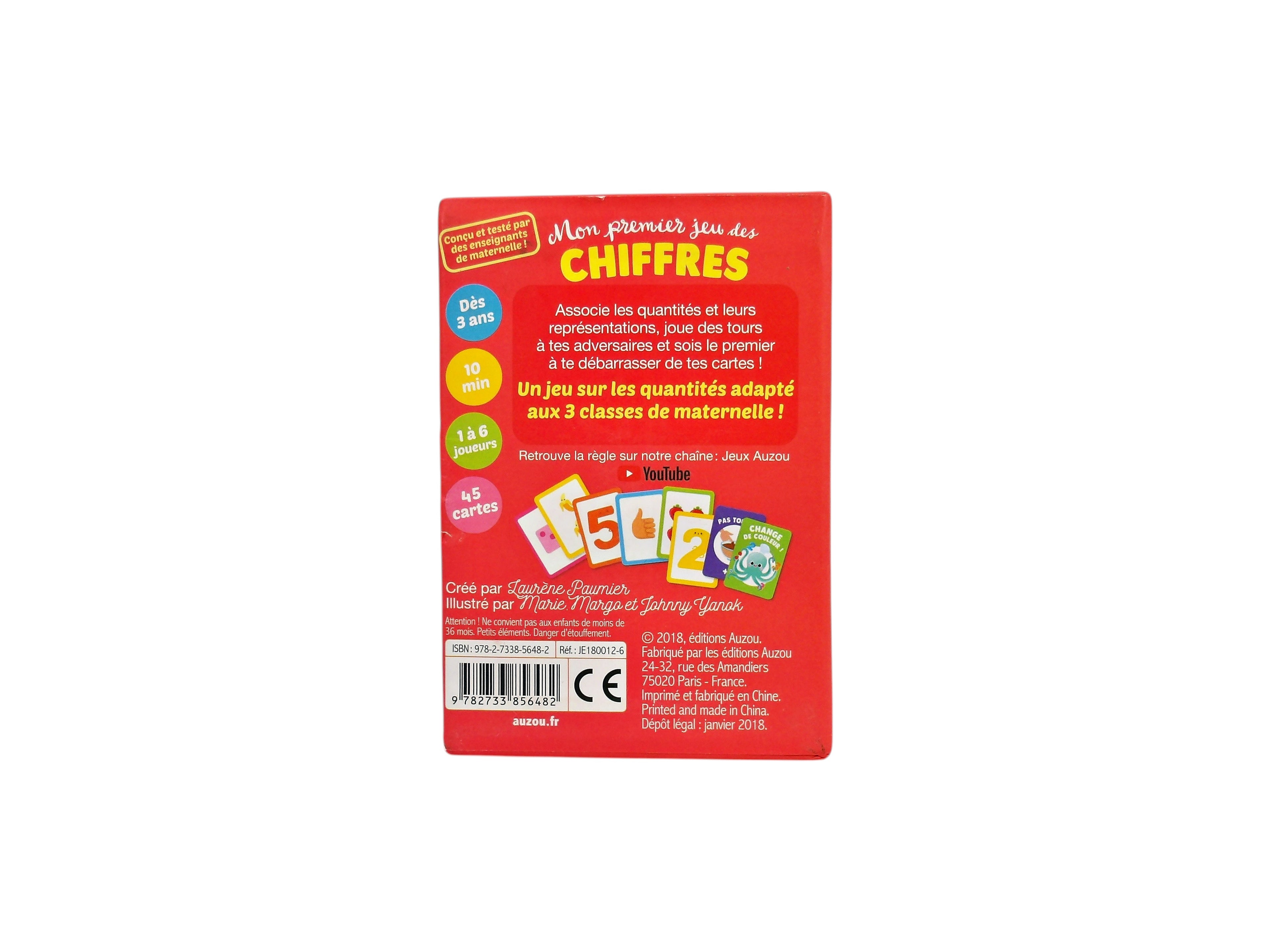 Mon premier jeu des chiffres- Édition 2018