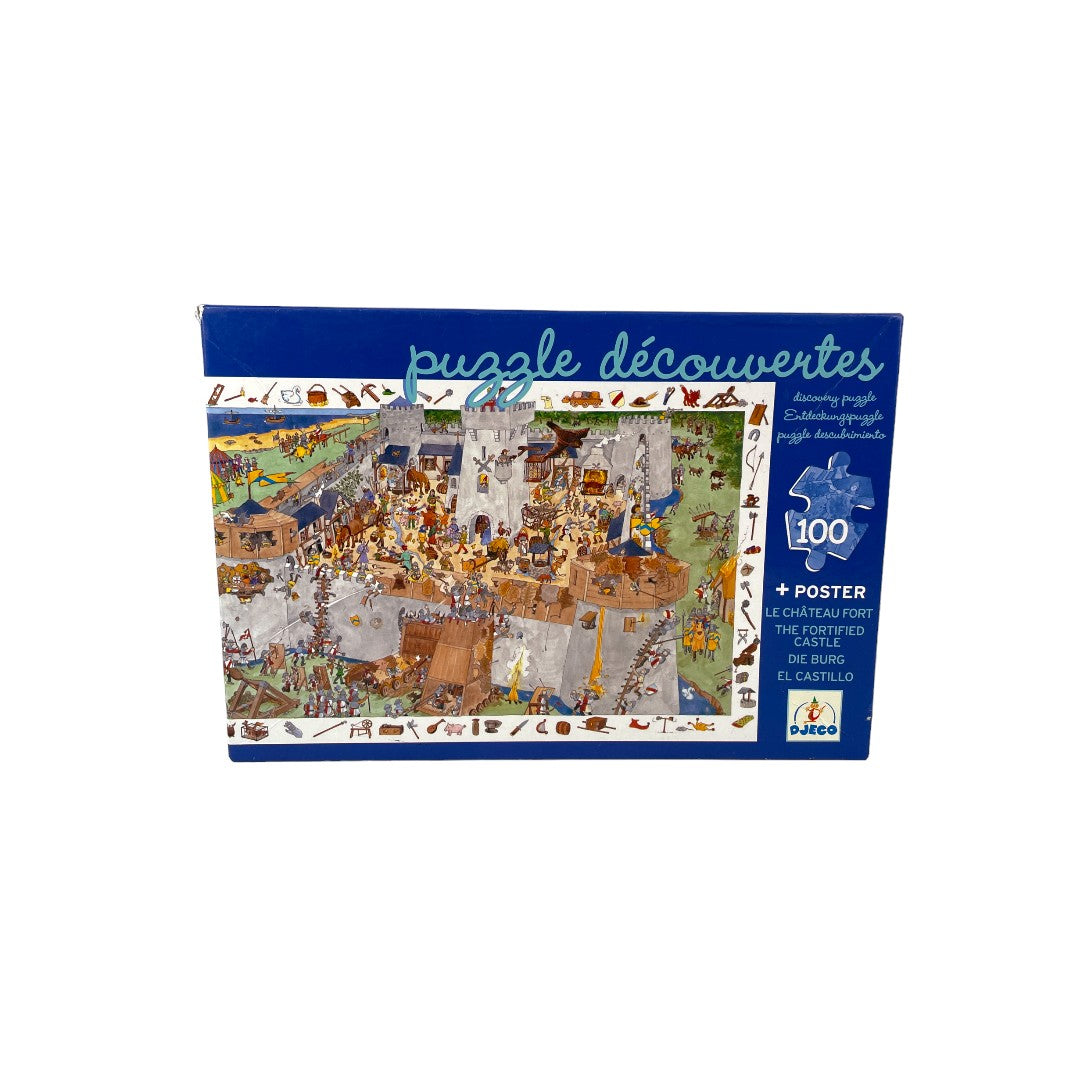 Puzzle découvertes - Le château fort - 100 pièces 