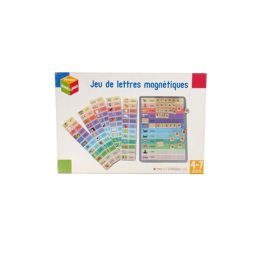 Jeu de lettres magnétiques