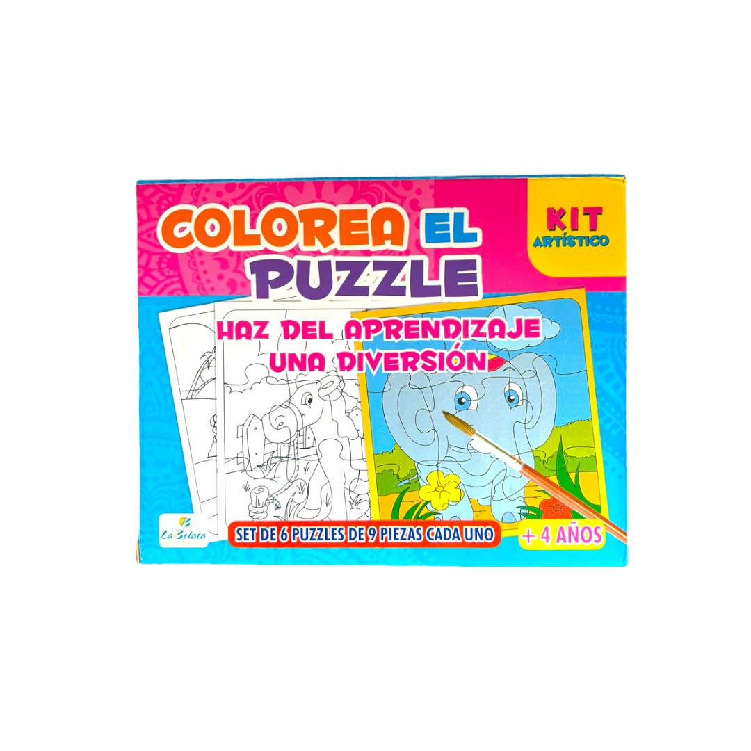 Coloriages et puzzles - Haz del aprendizaje una diversion- Édition 2014