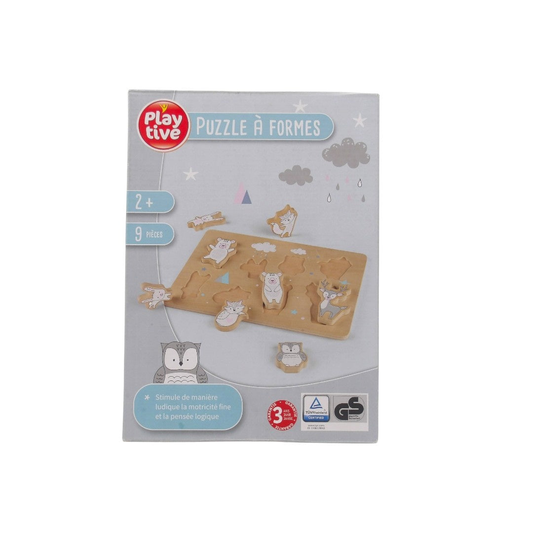 Puzzle à formes en bois- Édition 2021
